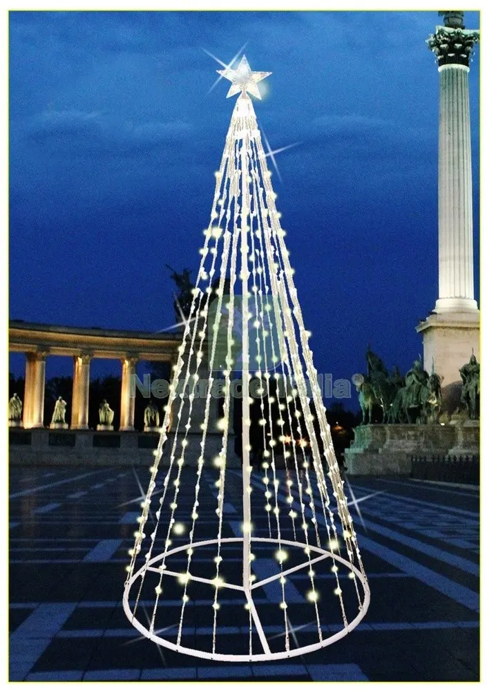 Albero Luminoso 3D con Stella 576LED Calda CM80X200 — Casalinghi e organizzazione — rif. FERX.98713 Albero Luminoso 3D con Stella 576LED Calda CM80X200 — Casalinghi e organizzazione — rif. FERX.98713