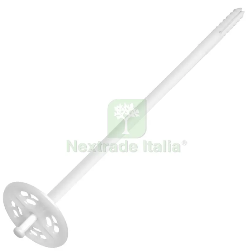 250PZ TASSELLO NYLON BIANCO X CAPPOTTO CON CHIODO MM.150 — Tasselli e ancoraggi — rif. FERX.9872 250PZ TASSELLO NYLON BIANCO X CAPPOTTO CON CHIODO MM.150 — Tasselli e ancoraggi — rif. FERX.9872