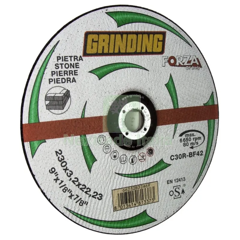 25PZ GRINDING FORZA DISCO X MARMO 230X3,2 — Punte, frese e dischi — rif. FERX.98720 25PZ GRINDING FORZA DISCO X MARMO 230X3,2 — Punte, frese e dischi — rif. FERX.98720