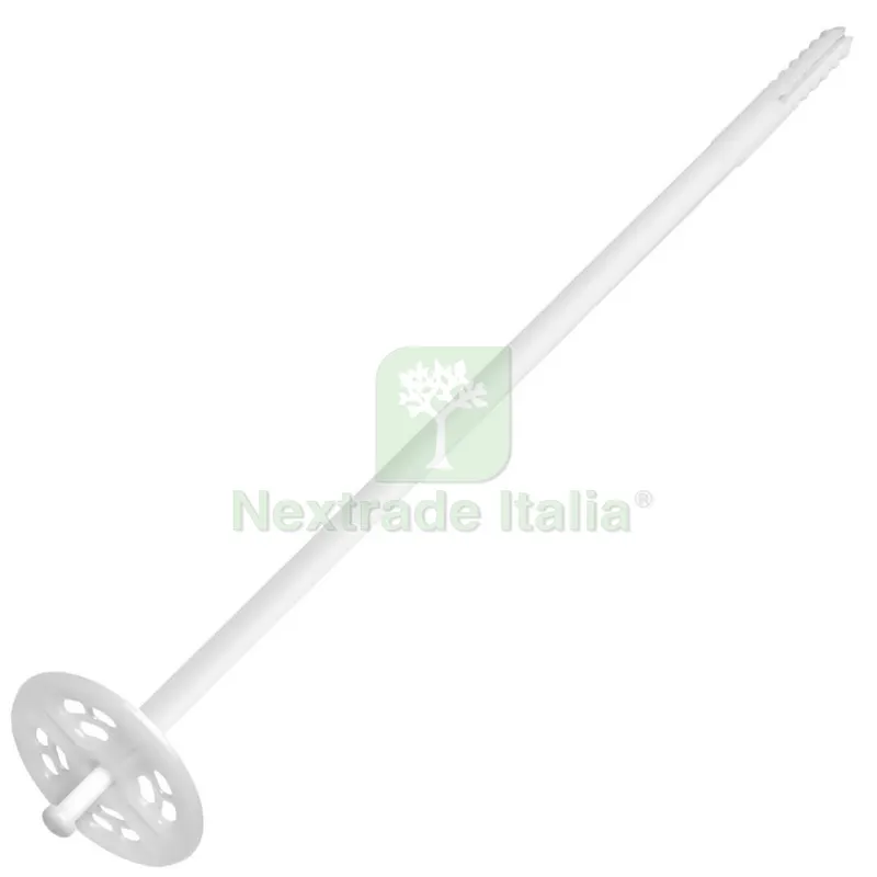 250PZ TASSELLO NYLON BIANCO X CAPPOTTO CON CHIODO MM.180 — Tasselli e ancoraggi — rif. FERX.9873 250PZ TASSELLO NYLON BIANCO X CAPPOTTO CON CHIODO MM.180 — Tasselli e ancoraggi — rif. FERX.9873