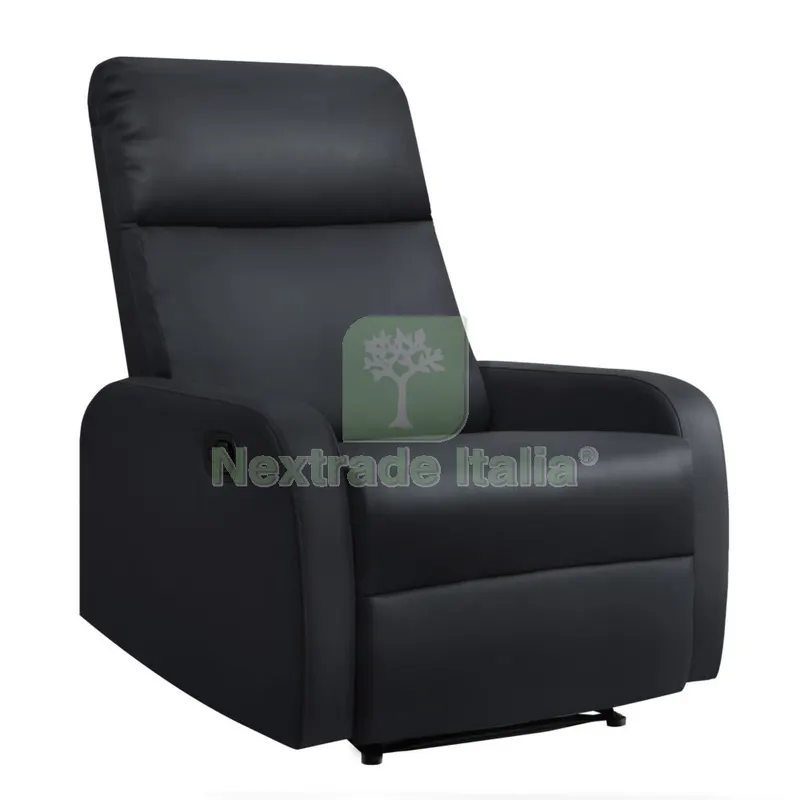 Poltrona Recliner Chiara Nera HW62350 — Arredo — rif. FERX.99015