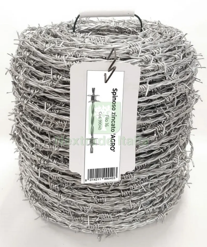 Spinoso Zincato Agro Filo 16 ML.200 — Staccionate e steccati — rif. FERX.99040 Spinoso Zincato Agro Filo 16 ML.200 — Staccionate e steccati — rif. FERX.99040