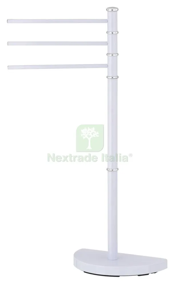 Piantana Portasciugamano MODELLO.LUNA Bianca Figura 6 — Tessili e biancheria casa — rif. FERX.99044