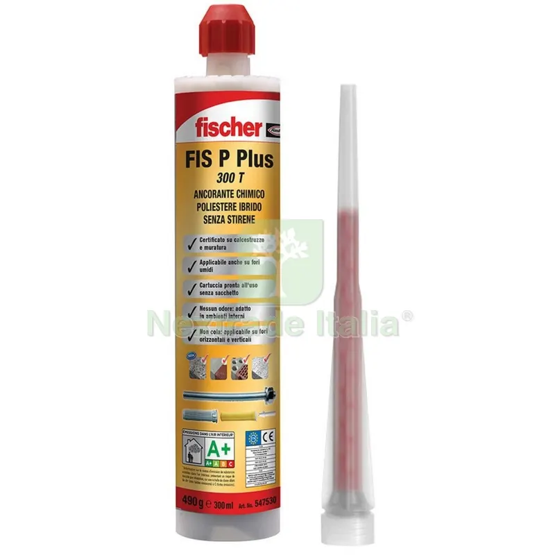 FISCHER ANCORANTE FISP PLUS 300T (ML.300) — Tasselli e ancoraggi — rif. FERX.99048 FISCHER ANCORANTE FISP PLUS 300T (ML.300) — Tasselli e ancoraggi — rif. FERX.99048