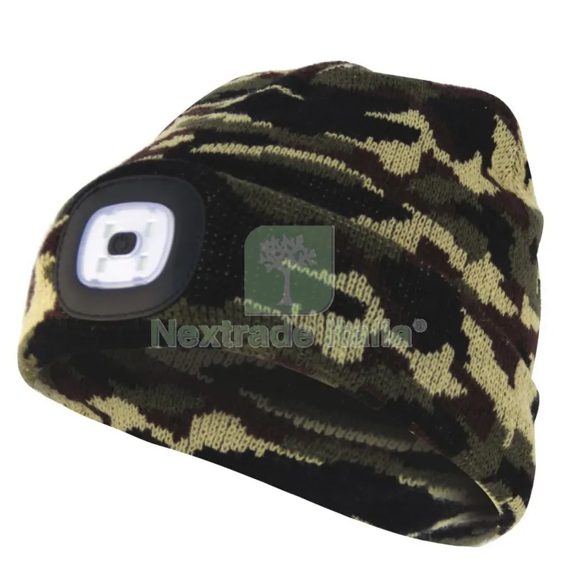 6PZ Berretto Invernale con Luce LED Camouflage — Scarichi e sifoni — rif. FERX.99110 6PZ Berretto Invernale con Luce LED Camouflage — Scarichi e sifoni — rif. FERX.99110