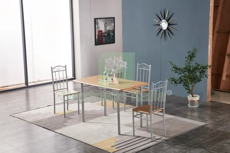 SET TAVOLO CON 4 SEDIE(120X70) LEGNO CHIARO — Casalinghi e organizzazione — rif. FERX.99125 SET TAVOLO CON 4 SEDIE(120X70) LEGNO CHIARO — Casalinghi e organizzazione — rif. FERX.99125