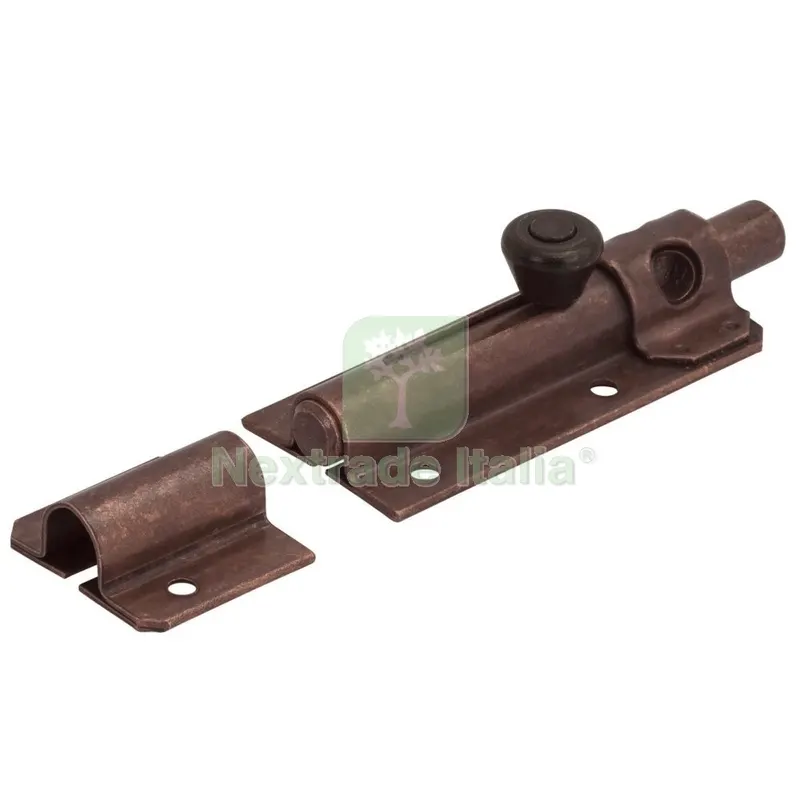 10PZ Catenaccio Portalucchetti Tondo Bronzato MM.150 — Lucchetti e catene — rif. FERX.99142 10PZ Catenaccio Portalucchetti Tondo Bronzato MM.150 — Lucchetti e catene — rif. FERX.99142
