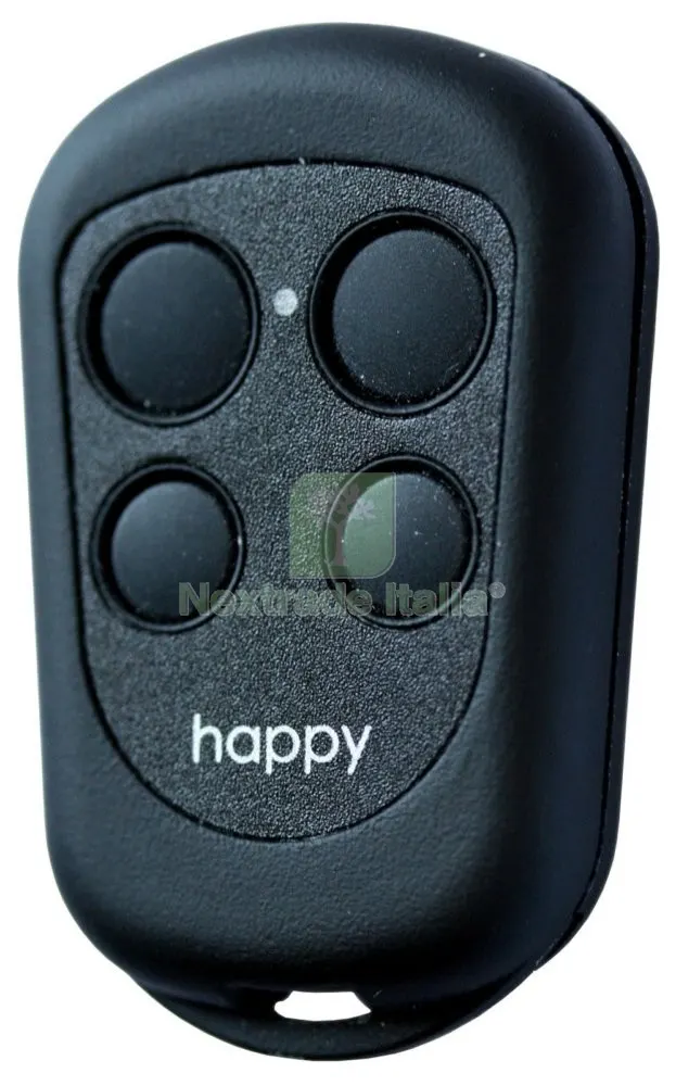 Radiocomando NEW Happy TX4-433-MHZ Nero — Automazioni cancello — rif. FERX.99145 Radiocomando NEW Happy TX4-433-MHZ Nero — Automazioni cancello — rif. FERX.99145