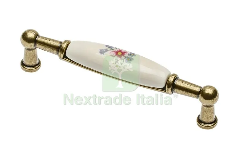 25PZ Maniglia Porcellana MM.96 ART. UP-WP0728-BR — Maniglie e pomelli — rif. FERX.99146