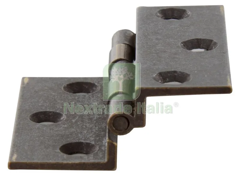 24PZ Cerniera Fresata con Collo Oro Bronzato GR.40X35* — Cerniere e cardini — rif. FERX.9916 24PZ Cerniera Fresata con Collo Oro Bronzato GR.40X35* — Cerniere e cardini — rif. FERX.9916