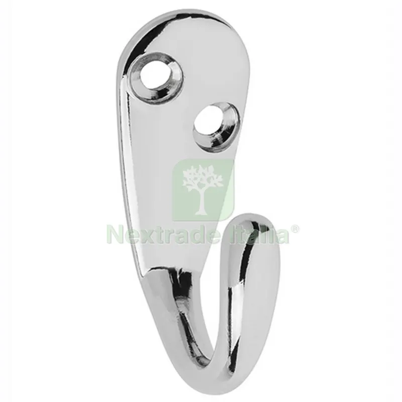 50PZ GANCIO WZ MALAG C0-01 CROMO — Ferramenta porte e finestre — rif. FERX.99164