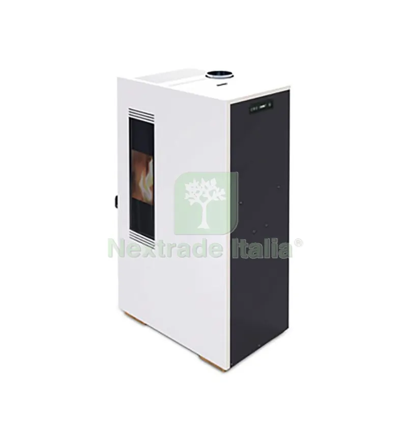 Stufa a Pellet MOD.MINI King 5BIANCO — Stufe e camini — rif. FERX.99177 Stufa a Pellet MOD.MINI King 5BIANCO — Stufe e camini — rif. FERX.99177