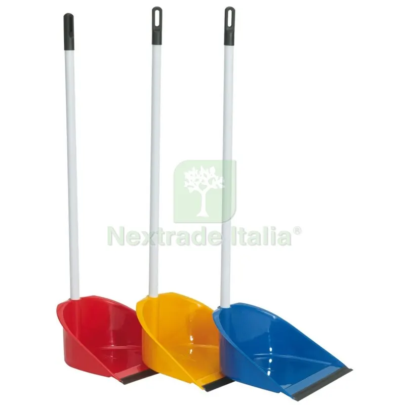 12PZ PALETTA PER IMMONDIZIA CON MANICO CM.34X39X69H — Casalinghi e organizzazione — rif. FERX.99362