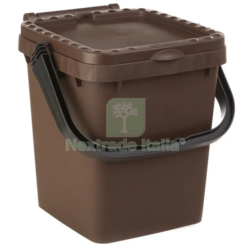 12PZ Pattumiera Ecoplus Chiusa LT.10 Marrone — Casalinghi e organizzazione — rif. FERX.99363 12PZ Pattumiera Ecoplus Chiusa LT.10 Marrone — Casalinghi e organizzazione — rif. FERX.99363