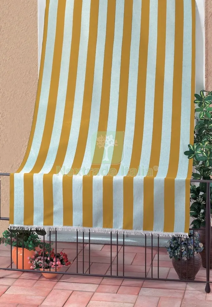 TENDA DA SOLE MOD. RIO CM.140X250 BIANCO/GIALLO — Tende e zanzariere — rif. FERX.99390 TENDA DA SOLE MOD. RIO CM.140X250 BIANCO/GIALLO — Tende e zanzariere — rif. FERX.99390