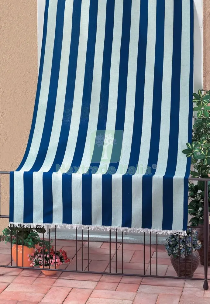 TENDA DA SOLE MOD. RIO CM.140X250 BIANCO/BLU — Tende e zanzariere — rif. FERX.99391 TENDA DA SOLE MOD. RIO CM.140X250 BIANCO/BLU — Tende e zanzariere — rif. FERX.99391