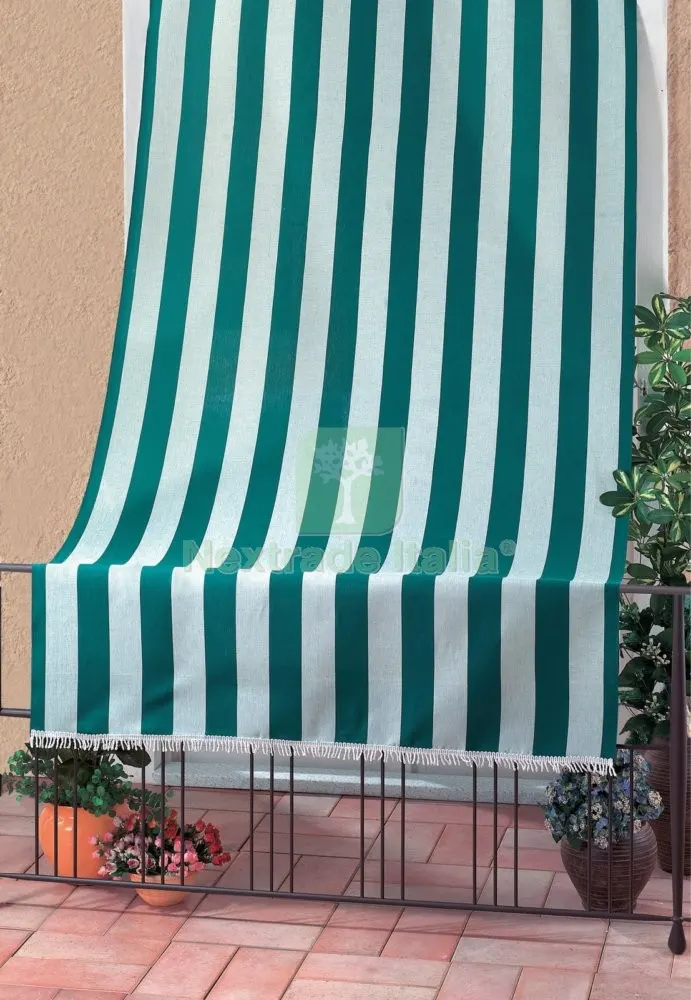 TENDA DA SOLE MOD. RIO CM.140X300 BIANCO/VERDE — Tende e zanzariere — rif. FERX.99392 TENDA DA SOLE MOD. RIO CM.140X300 BIANCO/VERDE — Tende e zanzariere — rif. FERX.99392
