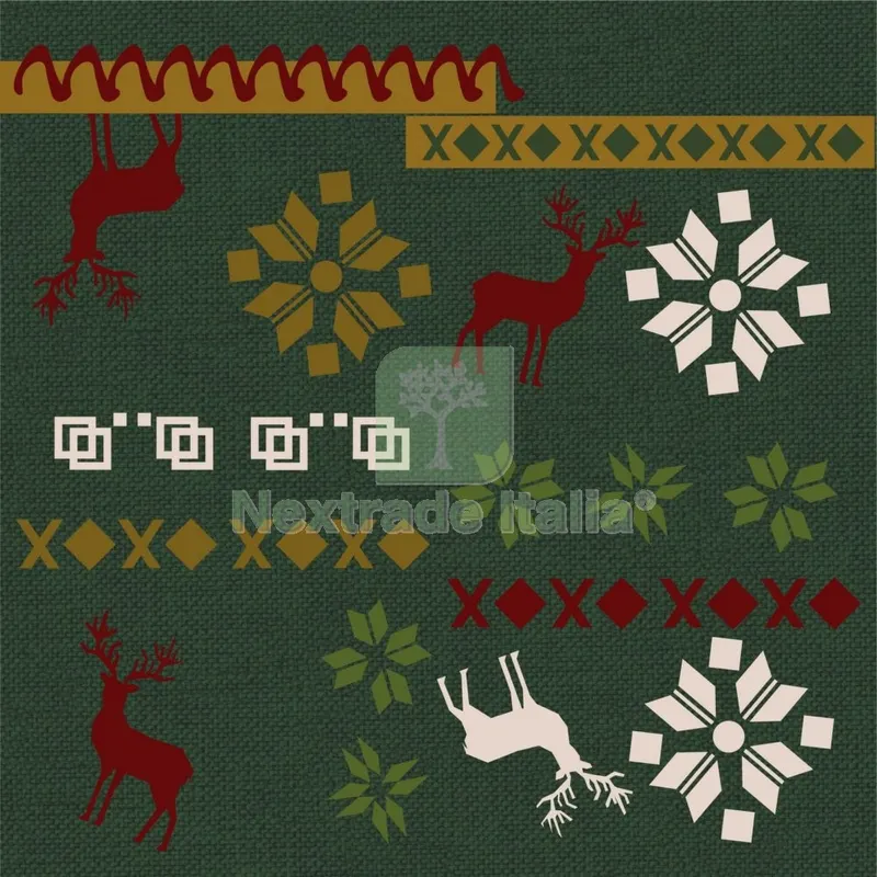 20ML Tovagliato Natale DISEGNO.330 H140 — Tessili e biancheria casa — rif. FERX.99405