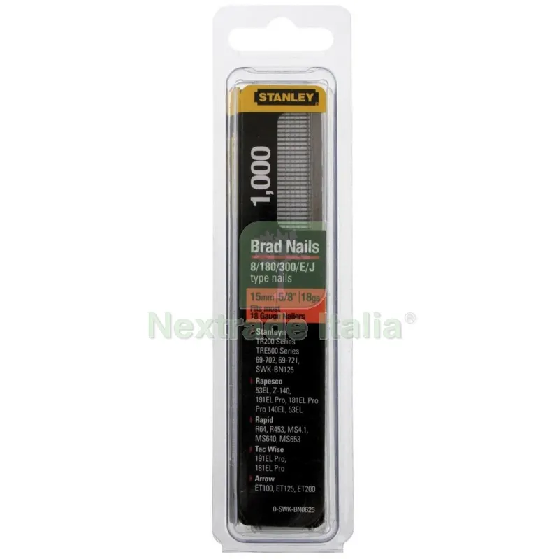 CONFEZIONE.1000 Chiodi Tipo J MM.15 x BDCT12N — Chiodi e graffe — rif. FERX.99429
