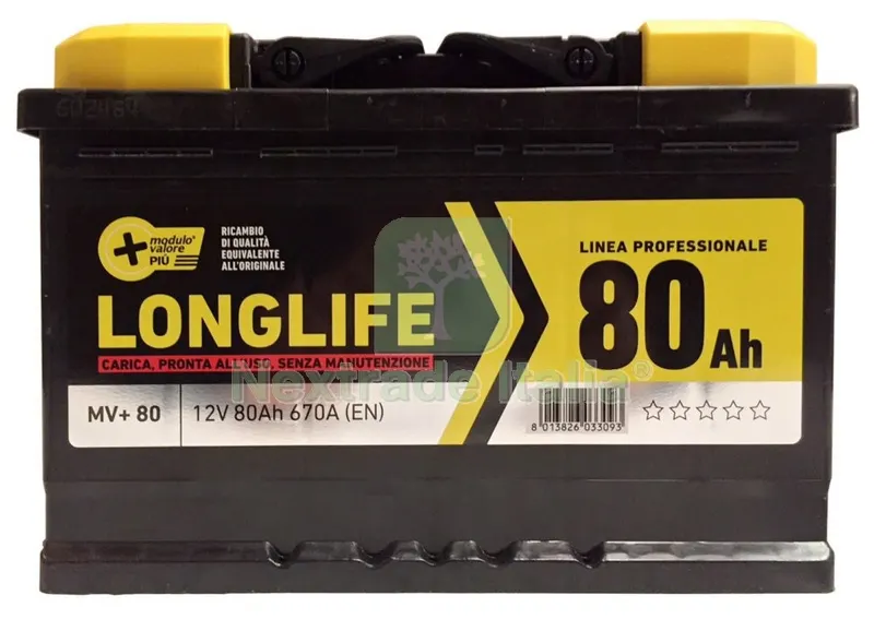 BATTERIA MV+80-670A — Pile e batterie — rif. FERX.99433 BATTERIA MV+80-670A — Pile e batterie — rif. FERX.99433
