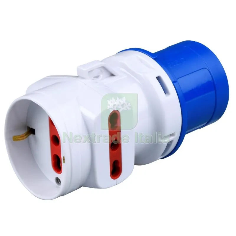 ROSI ADATTATORE INDUSTRIALE 2 PRESE BIPASSO+SCHUKO — Illuminazione — rif. FERX.99436 ROSI ADATTATORE INDUSTRIALE 2 PRESE BIPASSO+SCHUKO — Illuminazione — rif. FERX.99436
