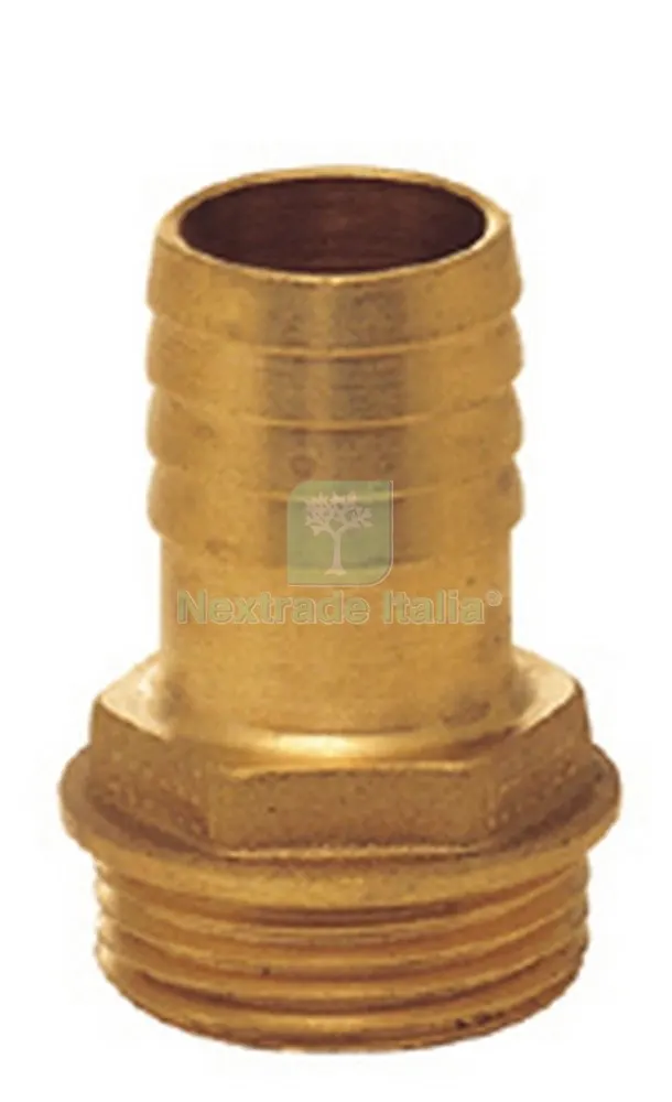4PZ RACCORDO PORTAGOMMA OTTONE M 2X50 MM — Tubi e raccordi — rif. FERX.9946