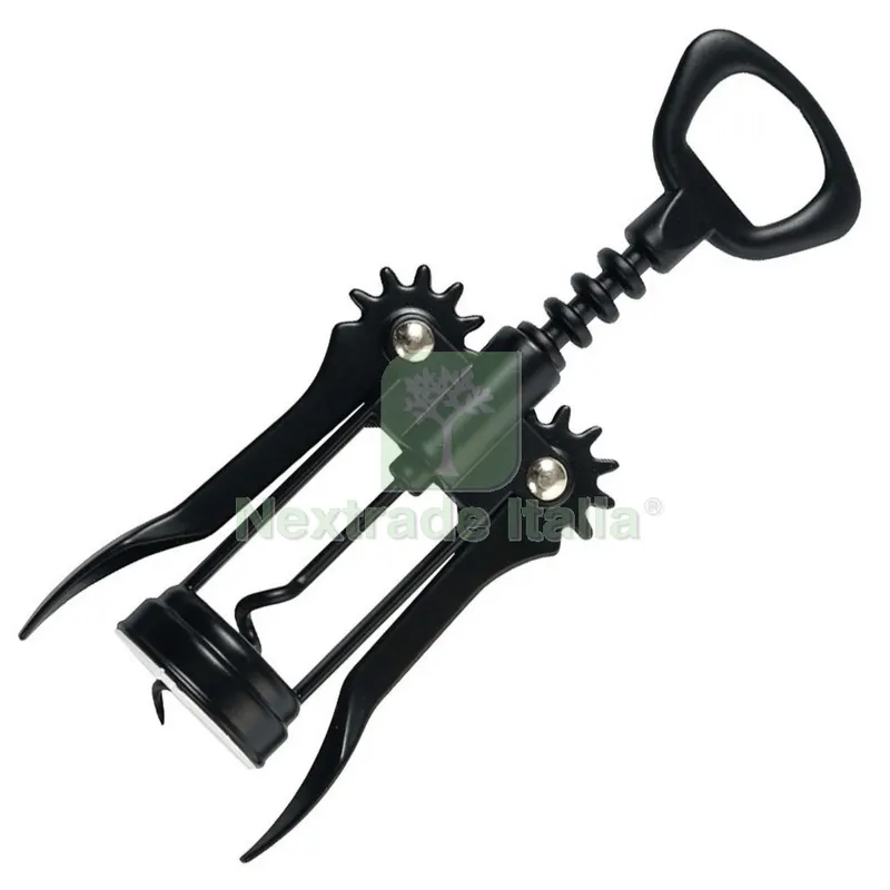 Cavatappi Nero con Apribottiglie COD.5900127 — Cucina e coltelleria — rif. FERX.99515 Cavatappi Nero con Apribottiglie COD.5900127 — Cucina e coltelleria — rif. FERX.99515