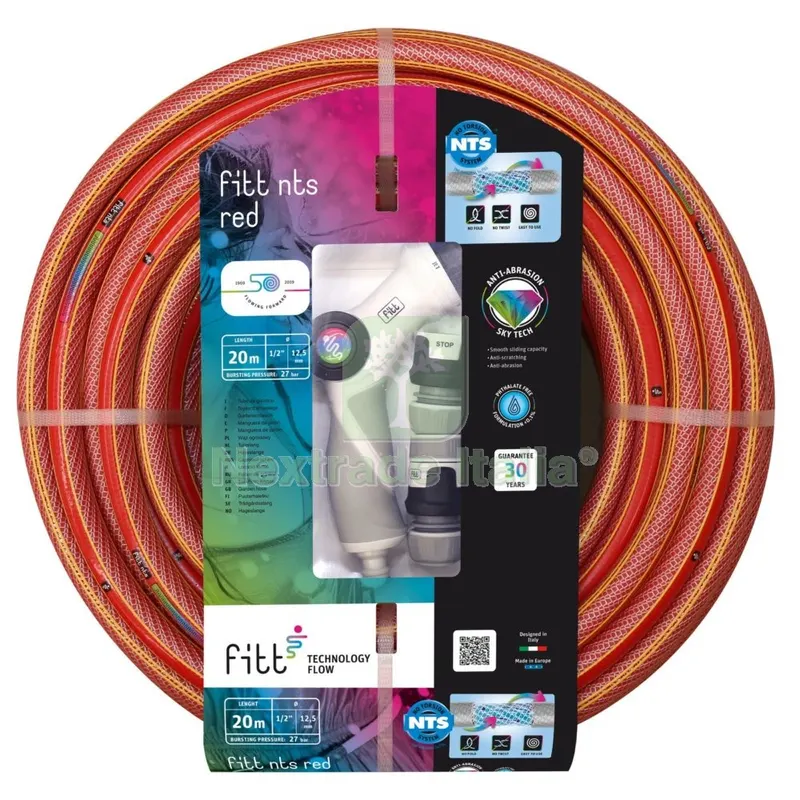 Set Tubo NTS RED 1/2 x 20 MT. con Accessori — Tubi e raccordi — rif. FERX.99530 Set Tubo NTS RED 1/2 x 20 MT. con Accessori — Tubi e raccordi — rif. FERX.99530