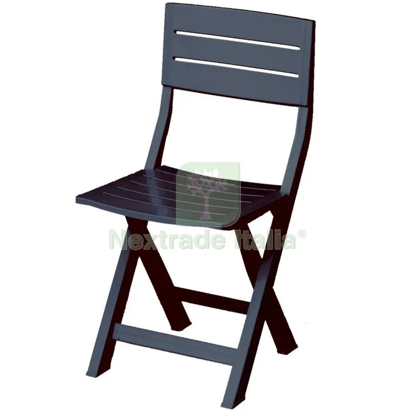 4PZ Poltrona Resina Pieghevole Gilda Antracite — Arredo — rif. FERX.99543 4PZ Poltrona Resina Pieghevole Gilda Antracite — Arredo — rif. FERX.99543