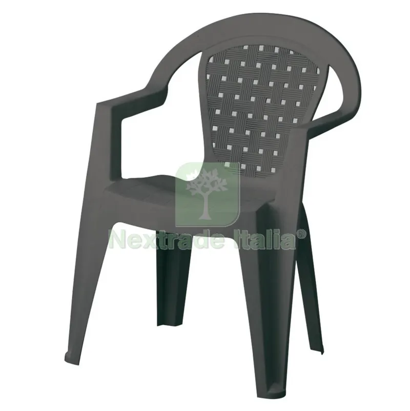 POLTRONA RESINA ANTISCIVOLO ANTRACITE — Arredo — rif. FERX.99545