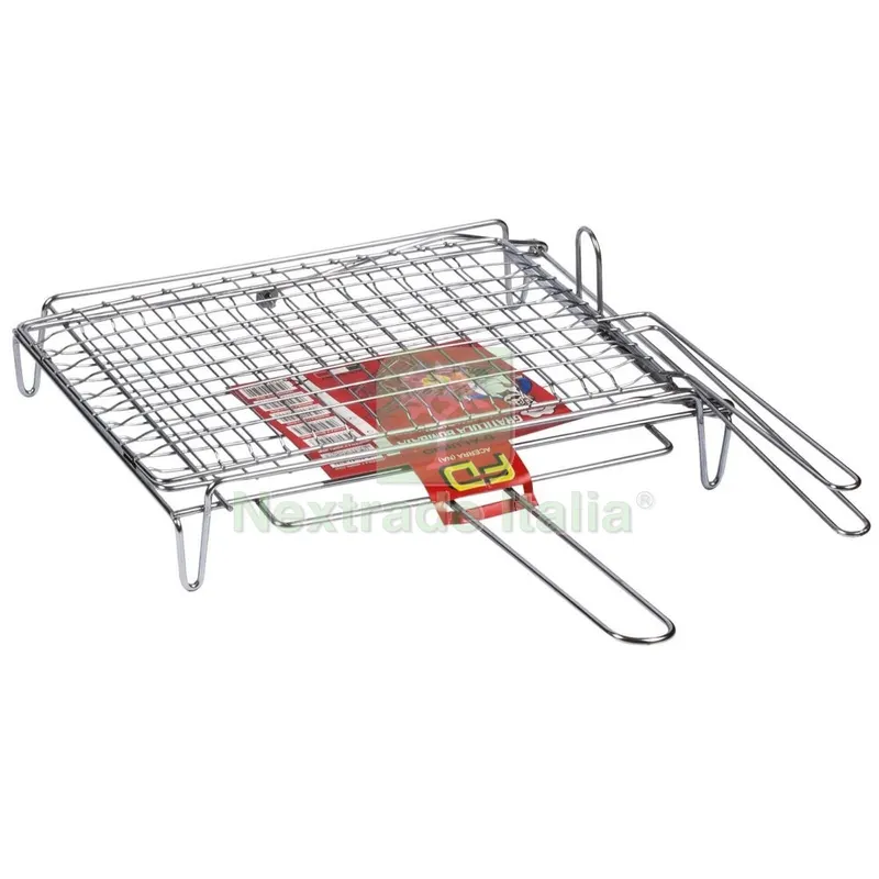 Graticola Ribaltabile con Piedi CM. 40X30 — Tempo libero outdoor — rif. FERX.99555 Graticola Ribaltabile con Piedi CM. 40X30 — Tempo libero outdoor — rif. FERX.99555
