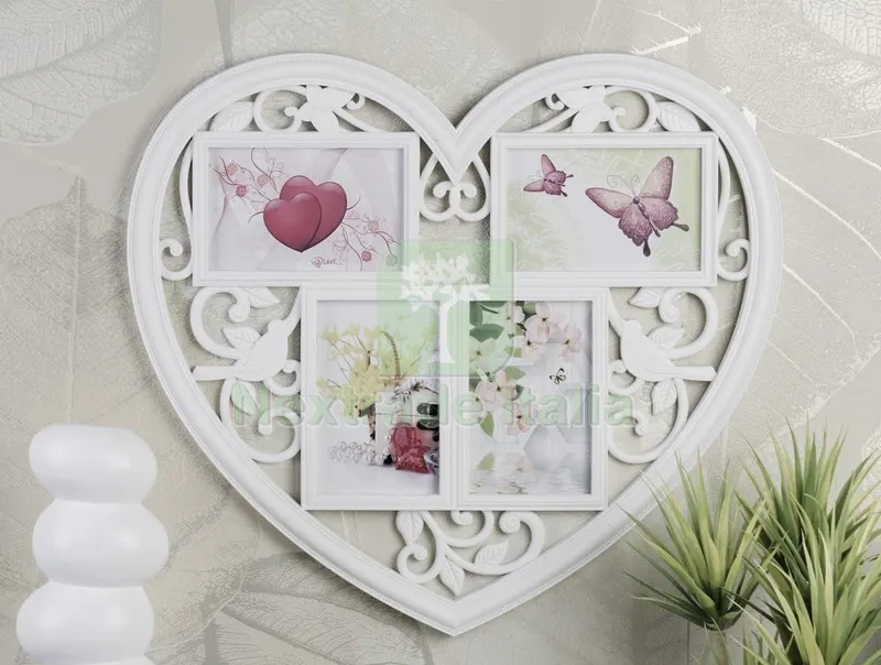 12PZ Portafoto Cuore 3 Posti MOD.60539 — Cornici e portafoto — rif. FERX.99575 12PZ Portafoto Cuore 3 Posti MOD.60539 — Cornici e portafoto — rif. FERX.99575