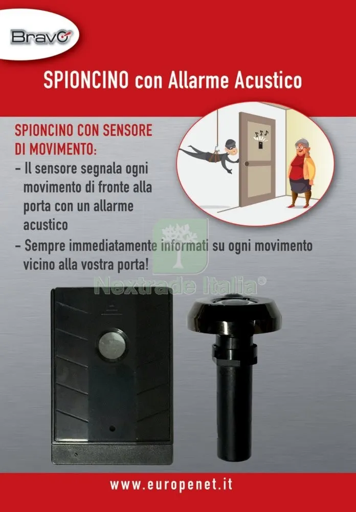 Spioncino con Allarme Bravo — Pompe — rif. FERX.99826 Spioncino con Allarme Bravo — Pompe — rif. FERX.99826
