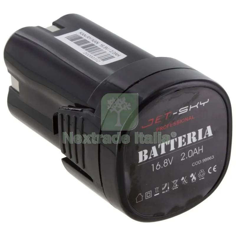 BATTERIA PER FORBICI 16,8V 2.0AH — Misurazione e taglio manuale — rif. FERX.99963 BATTERIA PER FORBICI 16,8V 2.0AH — Misurazione e taglio manuale — rif. FERX.99963