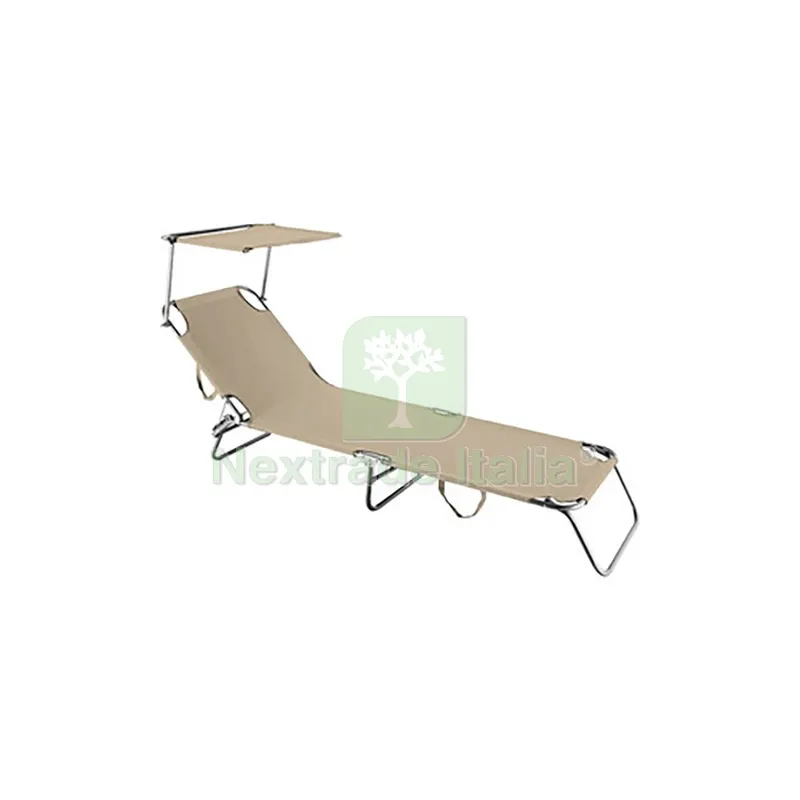 LETTINO CON PARASOLE MOD. RIMINI-TORTORA T — Accessori bagno — rif. FERX.2405