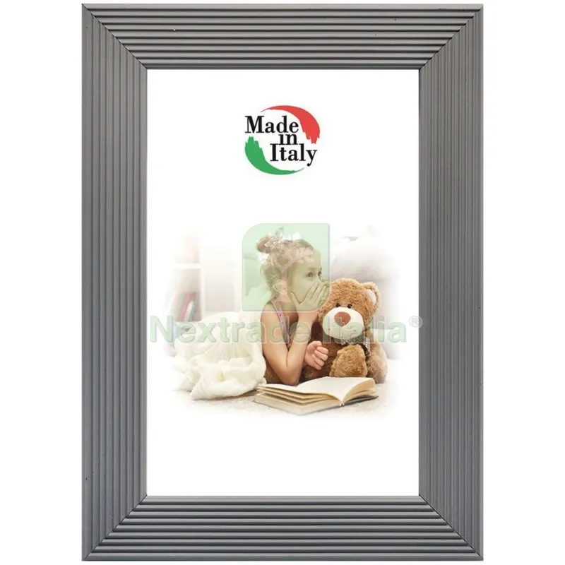 7PZ CORNICE QUADRI LOOK 40X50 GRIGIO — Casalinghi e organizzazione — rif. FERX.29890