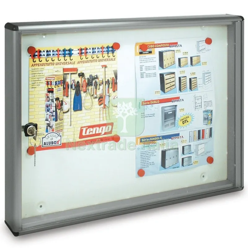 ALUBOX BACHECA MAGNETICA ARGENTO ART.BC2 .55X40X5 CM — Casalinghi e organizzazione — rif. FERX.3759 ALUBOX BACHECA MAGNETICA ARGENTO ART.BC2 .55X40X5 CM — Casalinghi e organizzazione — rif. FERX.3759