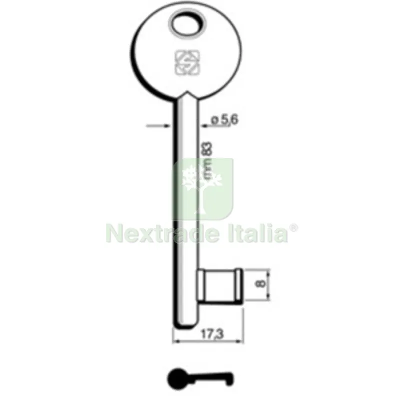 5PZ CHIAVI SILCA PATENT BONAITI DISPARI 6P3S BZ — Serrature e cilindri — rif. FERX.502167 5PZ CHIAVI SILCA PATENT BONAITI DISPARI 6P3S BZ — Serrature e cilindri — rif. FERX.502167