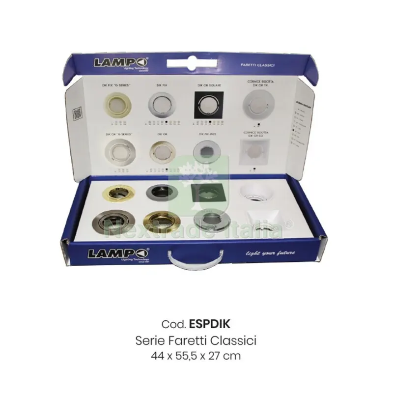 ESPOSITORE VALIGIA FARETTI DA INCASSO — Illuminazione — rif. FERX.502873 ESPOSITORE VALIGIA FARETTI DA INCASSO — Illuminazione — rif. FERX.502873