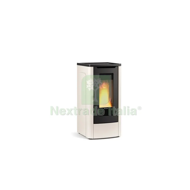 STUFA PELLET CANALIZ 10 KW DAHIANA PLUS 5.0 AVORIO — Stufe e camini — rif. FERX.505393 STUFA PELLET CANALIZ 10 KW DAHIANA PLUS 5.0 AVORIO — Stufe e camini — rif. FERX.505393