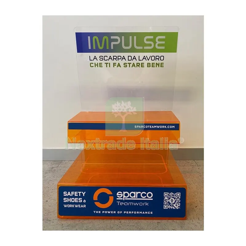 SPARCO ESPOSITORE CALZATURE PLEXI IMPULSE — Articoli per ufficio — rif. FERX.507369 SPARCO ESPOSITORE CALZATURE PLEXI IMPULSE — Articoli per ufficio — rif. FERX.507369