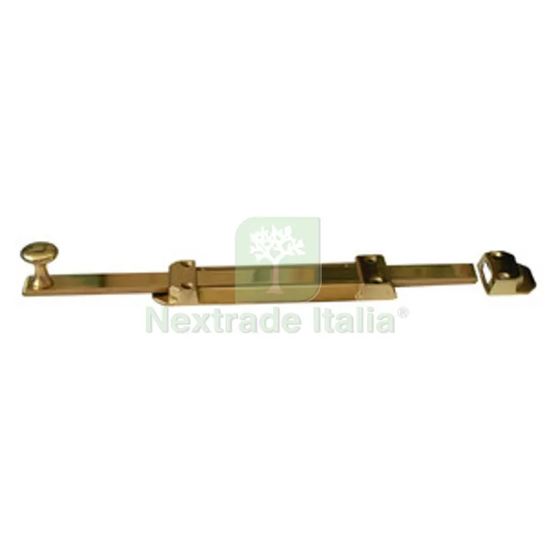 CATENACCIO VERTICALE IN OTTONE 400 MM ORO — Lucchetti e catene — rif. FERX.509856 CATENACCIO VERTICALE IN OTTONE 400 MM ORO — Lucchetti e catene — rif. FERX.509856