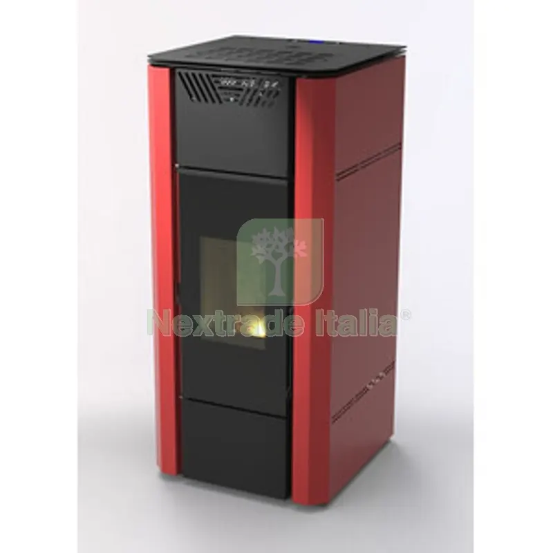 C TERMOSTUFA PELLET IDRO PROMETEO 18V BORDEAUX — Stufe e camini — rif. FERX.510760