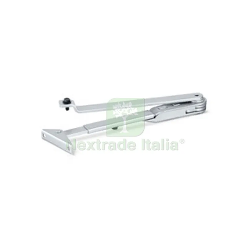 GEZE BRACCIO V P/TS1500-1000C C/FERMO ARGENTO — Ferramenta porte e finestre — rif. FERX.510858 GEZE BRACCIO V P/TS1500-1000C C/FERMO ARGENTO — Ferramenta porte e finestre — rif. FERX.510858