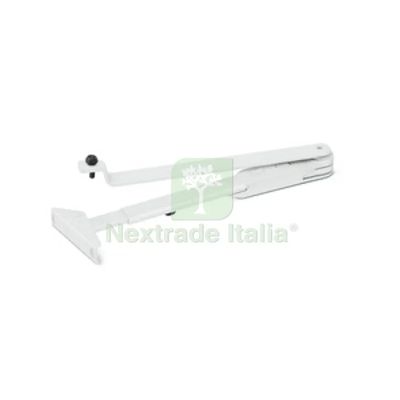 GEZE BRACCIO V P/TS1500-1000C C/FERMO BIANCO — Ferramenta porte e finestre — rif. FERX.510866 GEZE BRACCIO V P/TS1500-1000C C/FERMO BIANCO — Ferramenta porte e finestre — rif. FERX.510866