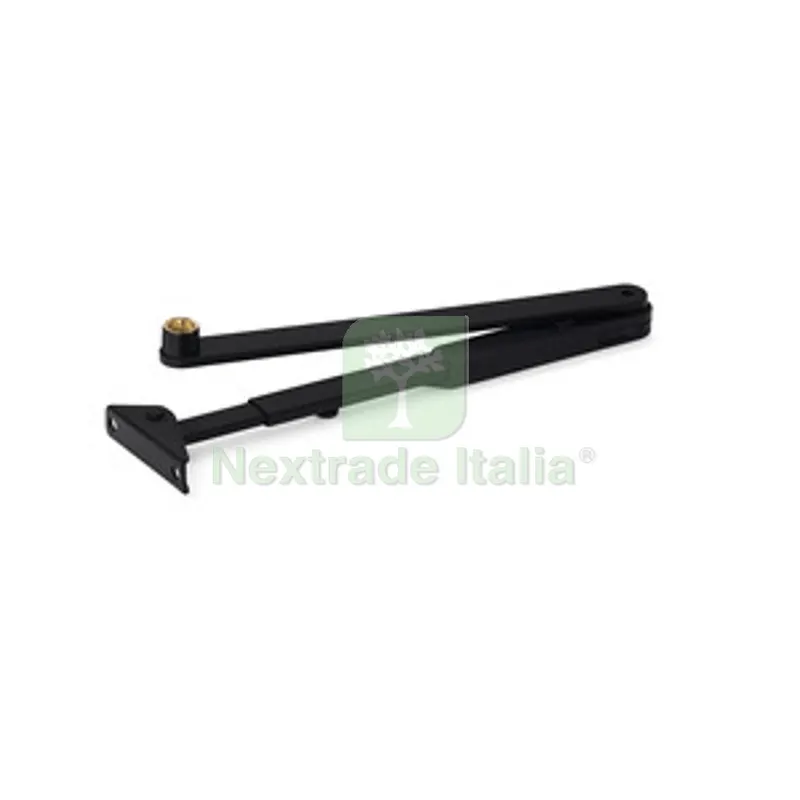 GEZE BRACCIO V P/TS2000-4000 C/FERMO NERO — Ferramenta porte e finestre — rif. FERX.510880 GEZE BRACCIO V P/TS2000-4000 C/FERMO NERO — Ferramenta porte e finestre — rif. FERX.510880