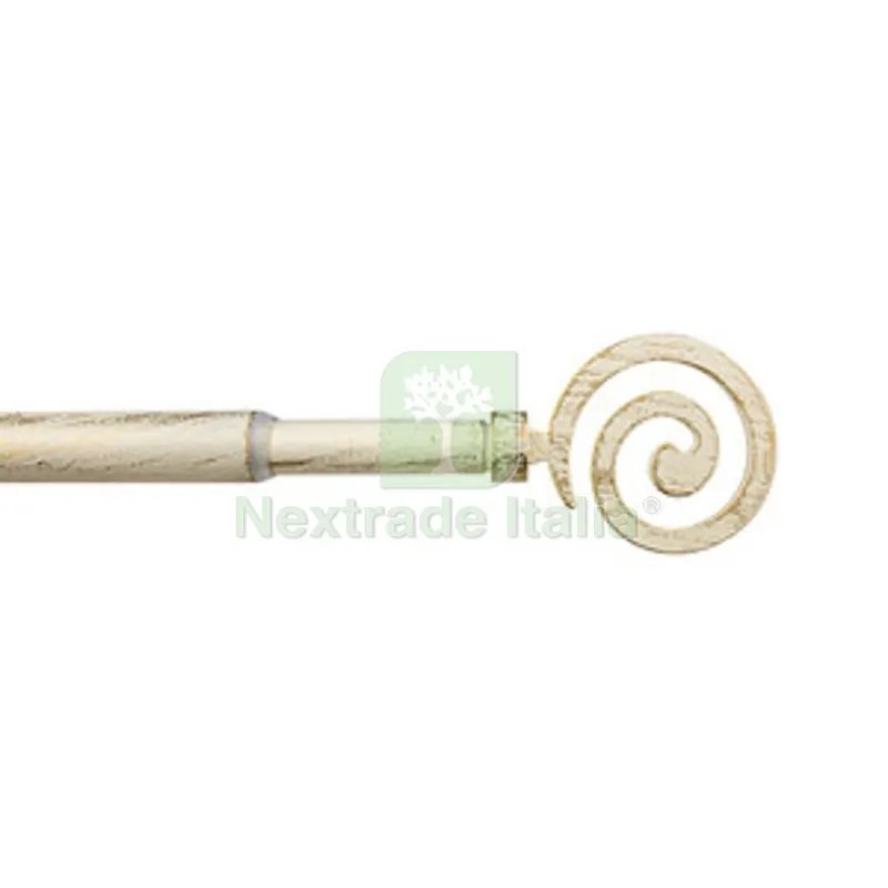BASTONE METALLO D 12/9 70/120CM SPIRALE AVOR/ORO — Casalinghi e organizzazione — rif. FERX.511239 BASTONE METALLO D 12/9 70/120CM SPIRALE AVOR/ORO — Casalinghi e organizzazione — rif. FERX.511239