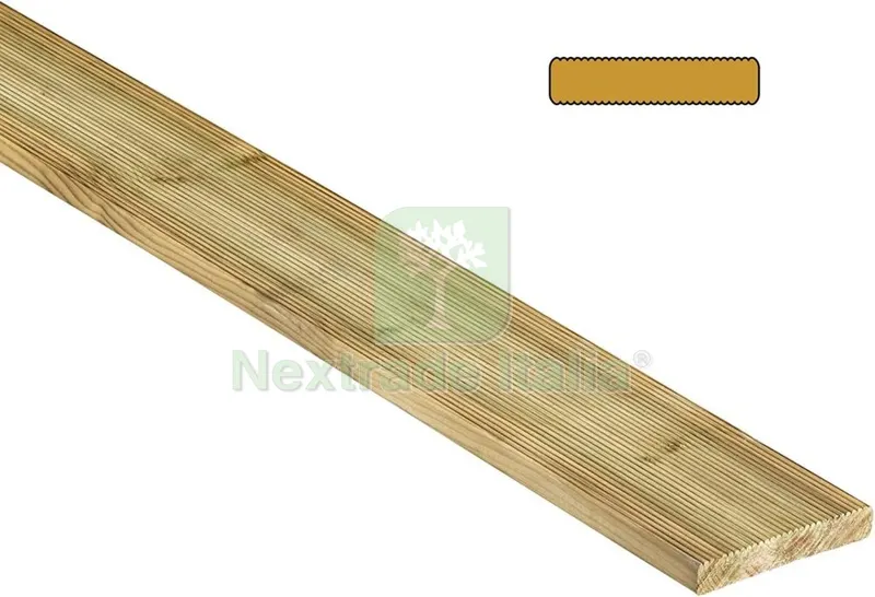 LISTONE X PAVIMENTO PINO IMPREGNATO MM 28X120X2400 — Recinzioni in legno — rif. FERX.60125 — foto 2 LISTONE X PAVIMENTO PINO IMPREGNATO MM 28X120X2400 — Recinzioni in legno — rif. FERX.60125 — foto 2