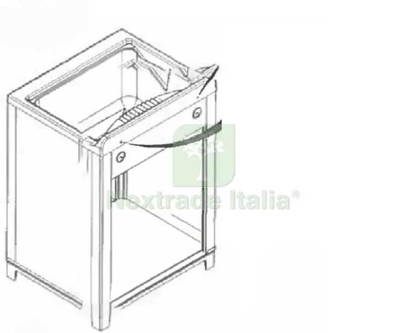 KIT LAVATOIO RESINA BIANCO-(PANNELLO POSTERIORE) — Serrature e cilindri — rif. FERX.602317 — foto 2 KIT LAVATOIO RESINA BIANCO-(PANNELLO POSTERIORE) — Serrature e cilindri — rif. FERX.602317 — foto 2
