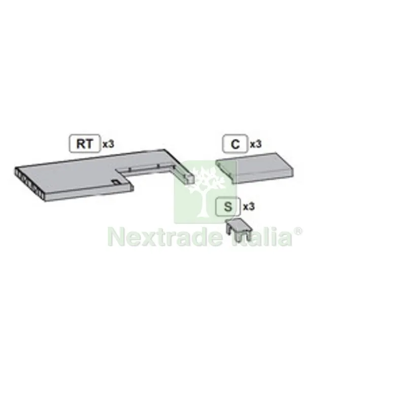 R (RTx3+Cx3+Sx3)XARMADIO TERRY SEQUOIA 2 ANTE CM 68X39XH172 CAB2680 — Arredo — rif. FERX.605059